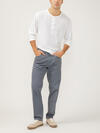 Eddie Classic Athletic Fit Tapered Leg Essential Twill Pants, Grey, hi-res image number 2